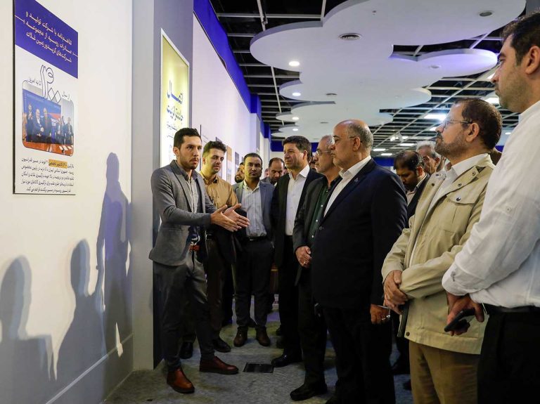 The public relations managers of Astan Quds Razavi and executive agencies of Khorasan Razavi province visited the exhibition “Future Heritage”