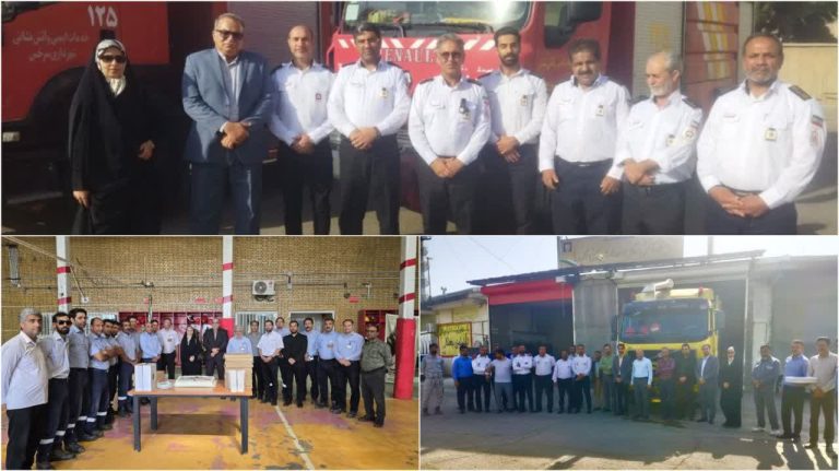 تقدیر و تشکر مدیرعامل منطقه ویژه اقتصادی سرخس از آتش‌نشانان منطقه ویژه، پالایشگاه گاز شهید هاشمی‌نژاد و شهرداری سرخس