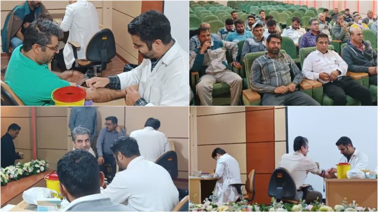 اجرای طرح چکاپ سلامت کارکنان منطقه ویژه اقتصادی سرخس با هدف ارتقای سلامت و بهره‌وری